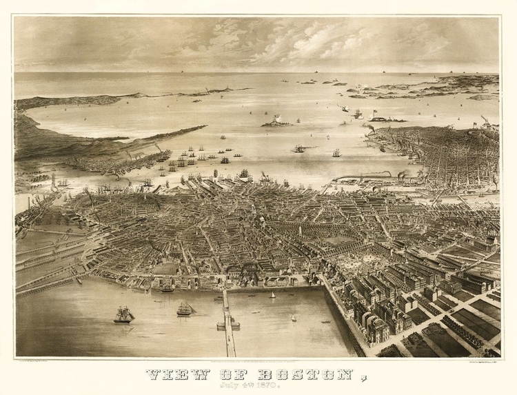 Picture of BOSTON MASSACHUSETTS - FUCHS 1870