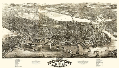 Picture of BOSTON MASSACHUSETTS - ROWLEY 1880