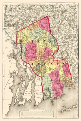 Picture of BRISTO MASSACHUSETTS - WALLING 1871