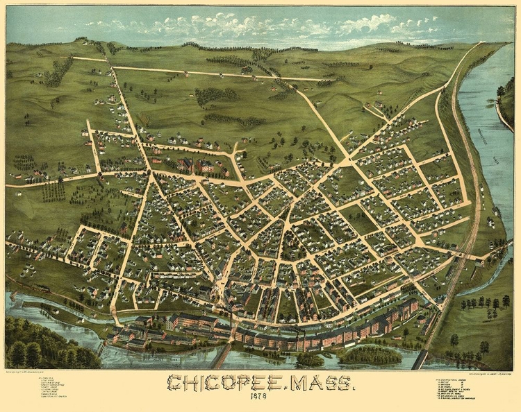 Picture of CHICOPEE MASSACHUSETTS - BRIMNER 1878