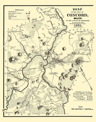 Picture of CONCORD MASSACHUSETTS - PENDLETON 1830