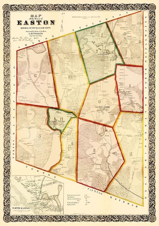 Picture of EASTON MASSACHUSETTS - MAYER 1856