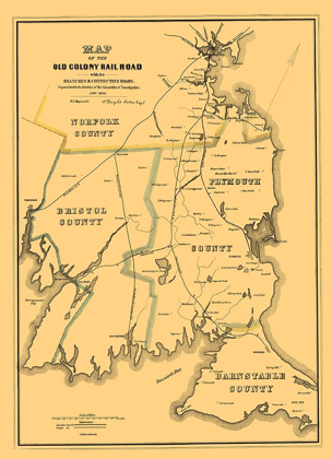 Picture of OLD COLONY RAILROAD - BUFFORD 1850