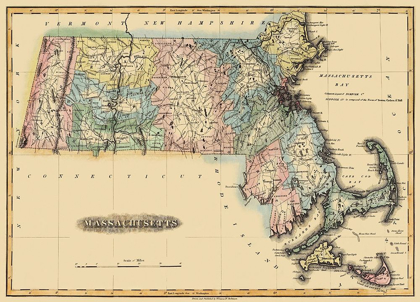 Picture of MASSACHUSETTS - LUCAS 1823