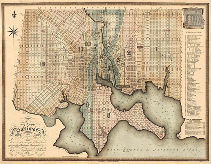 Picture of BALTIMORE MARYLAND - LUCAS 1822