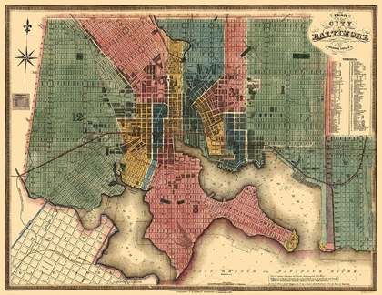 Picture of BALTIMORE MARYLAND - LUCAS 1836