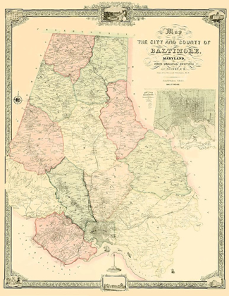 Picture of BALTIMORE MARYLAND - SIDNEY 1850