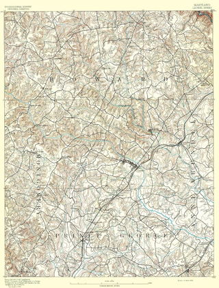 Picture of LAUREL MARYLAND SHEET - USGS 1892