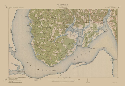 Picture of NANJEMOY MARYLAND QUAD - USGS 1913