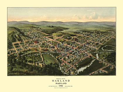 Picture of OAKLAND MARYLAND - FOWLER 1906