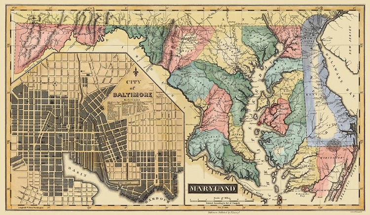 Picture of MARYLAND - LUCAS 1823