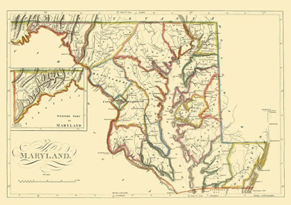 Picture of MARYLAND - CAREY 1814