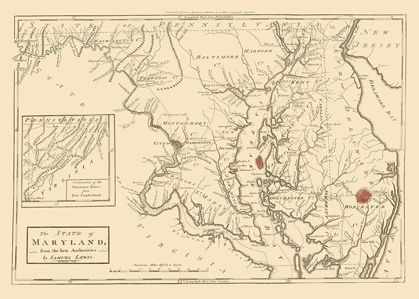 Picture of MARYLAND - LEWIS 1796