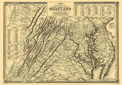 Picture of MARYLAND, DELAWARE - LUCAS 1836
