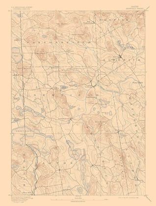 Picture of NEWFIELD MAINE SHEET - USGS 1893