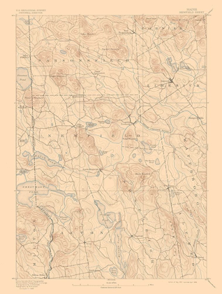 Picture of NEWFIELD MAINE SHEET - USGS 1893