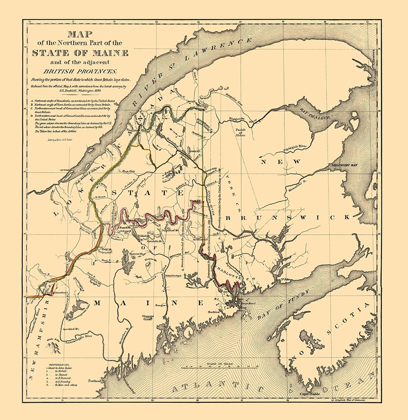 Picture of MAINE NORTHERN - HOEN 1830
