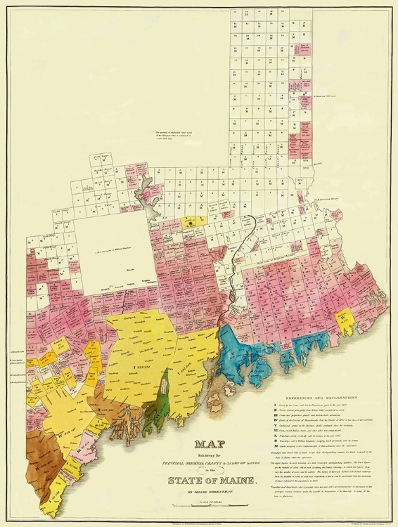 Picture of STATE OF MAINE LANDOWNER  1ST EDITION- 1829