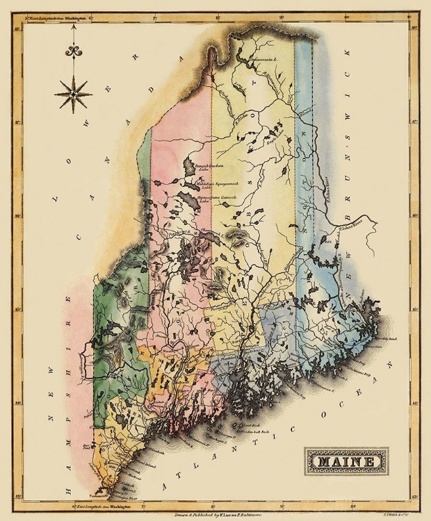Picture of MAINE - LUCAS 1823