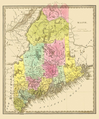 Picture of MAINE - GREENLEAF 1840