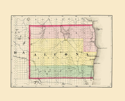 Picture of ALCONA MICHIGAN - WALLING 1873