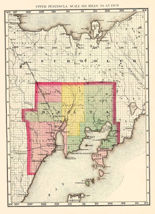 Picture of DELTA MICHIGAN - WALLING 1873