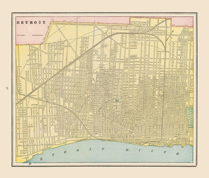 Picture of DETROIT  MICHIGAN - CRAM 1892