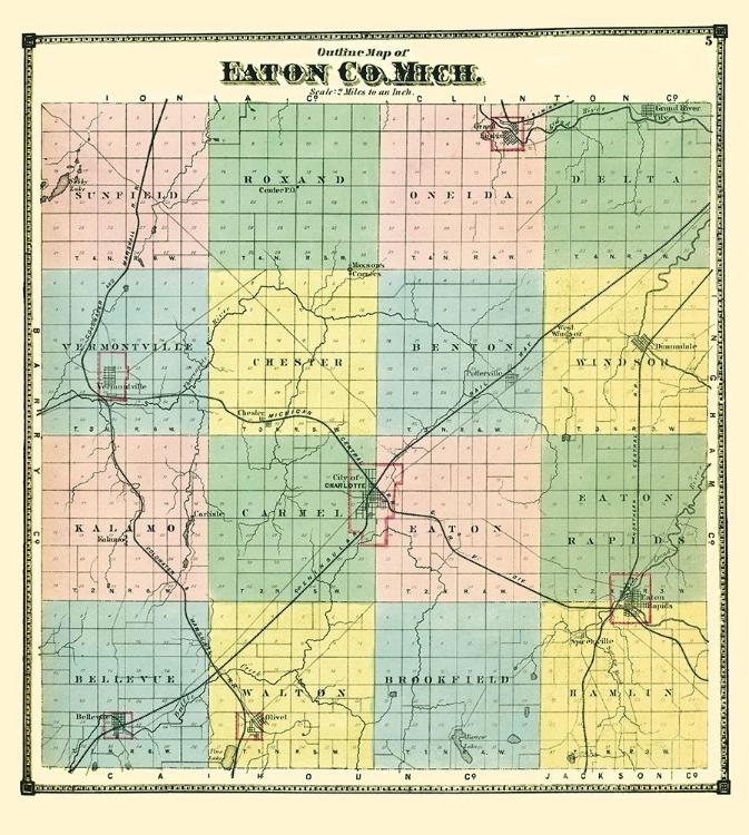 Picture of EATON MICHIGAN - BULLOCK 1873