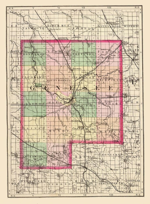 Picture of GENESEE MICHIGAN - WALLING 1873