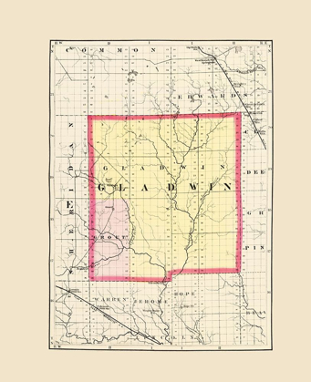 Picture of GLADWIN MICHIGAN - WALLING 1873