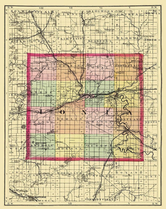 Picture of IONIA MICHIGAN - WALLING 1873