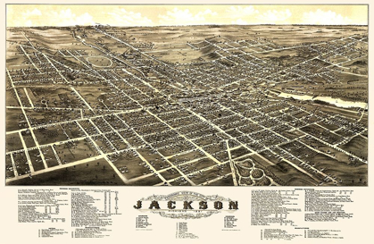 Picture of JACKSON MICHIGAN - BECK 1881