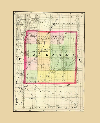 Picture of KALKASKA MICHIGAN - WALLING 1873