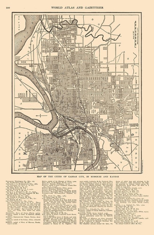 Picture of KANSAS CITY  MISSOURI - REYNOLD 1921