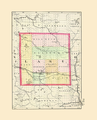 Picture of LAKE MICHIGAN - WALLING 1873