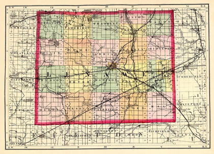 Picture of LENAWEE MICHIGAN - WALLING 1873