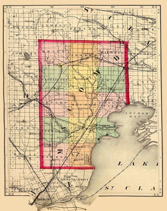 Picture of MACOMB MICHIGAN - WALLING 1873