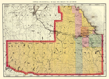 Picture of MARQUETTE MICHIGAN - WALLING 1873