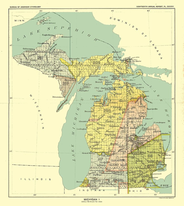 Picture of MICHIGAN - HOEN 1896