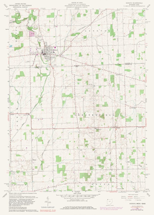 Picture of MORENCI MICHIGAN QUAD - USGS 1960