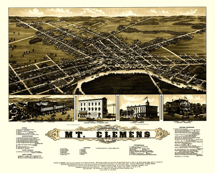 Picture of MT CLEMENS MICHIGAN - BECK 1881