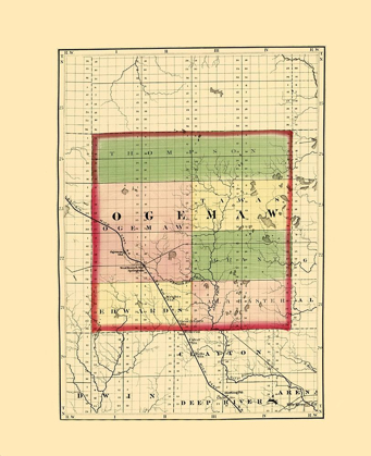 Picture of OGEMAW MICHIGAN - WALLING 1873