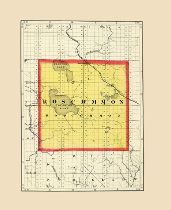 Picture of ROSCOMMON MICHIGAN - WALLING 1873