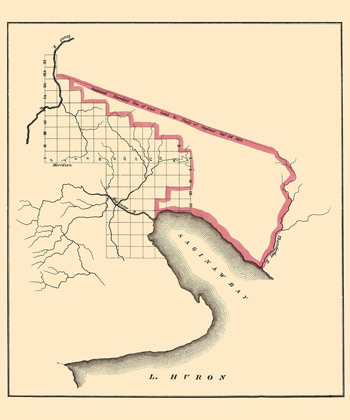 Picture of SAGINAW BAY AREA MICHIGAN - 1835