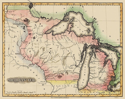 Picture of MICHIGAN TERRITORY - LUCAS 1823