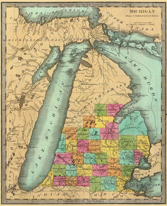 Picture of MICHIGAN - BURR 1835