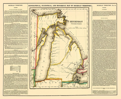 Picture of MICHIGAN TERRITORY GEOGRAPHICAL STATISTICAL