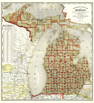 Picture of MICHIGAN - CRAM 1885