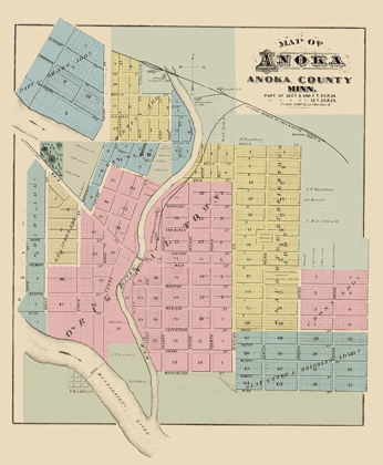 Picture of ANOKA MINNESOTA - ANDREAS 1874