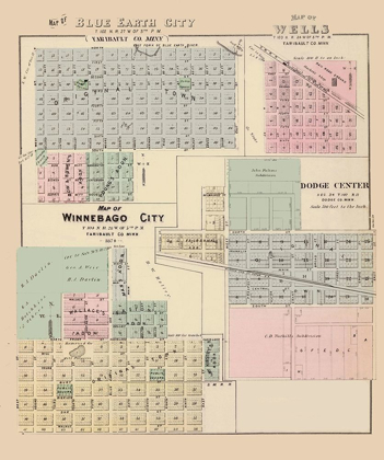 Picture of BLUE EARTH CITY MINNESOTA - ANDREAS 1874